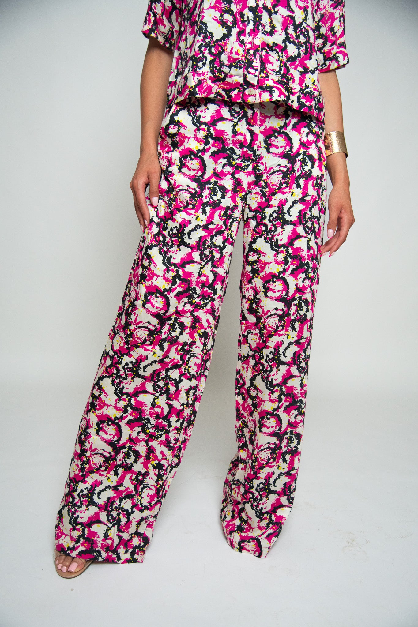 PANTALON LARGE IMPRIMÉ