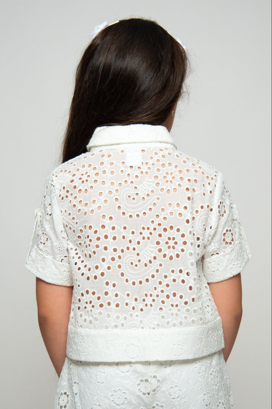 CHEMISE EN BRODERIE ANGLAISE