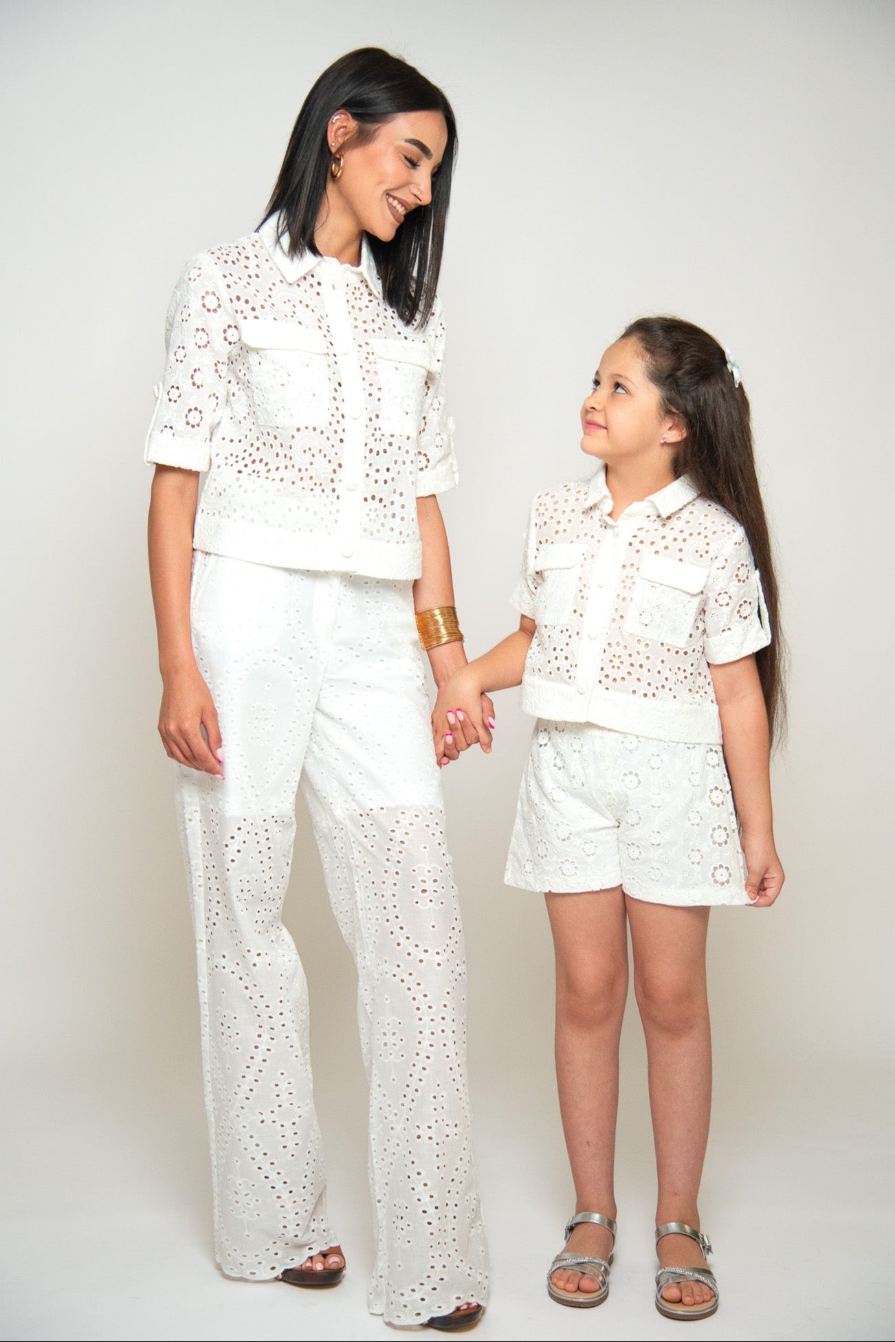 CHEMISE BRODERIE ANGLAISE AJOURÉE