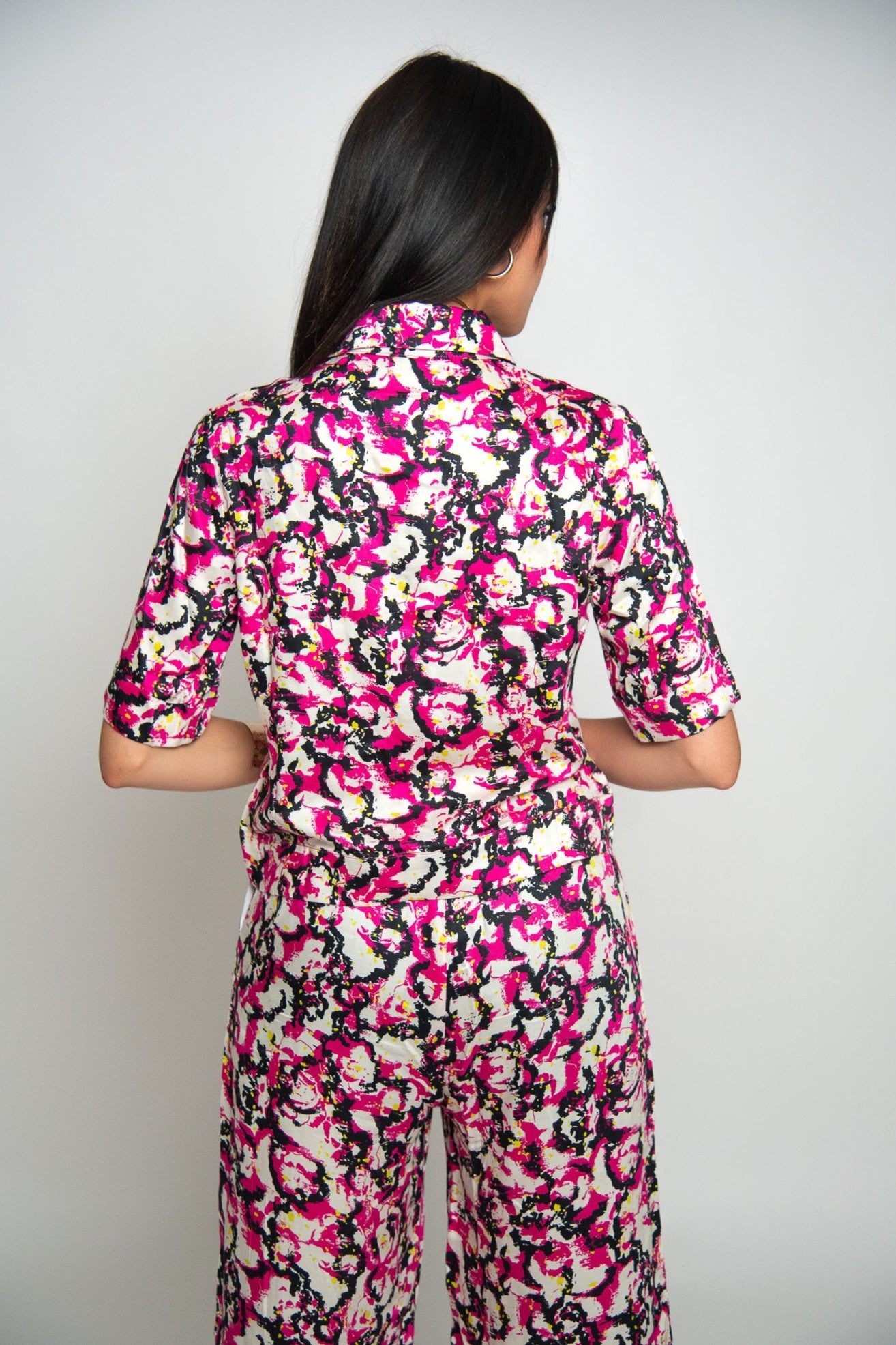 CHEMISE COURTE IMPRIMÉE
