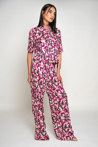 CHEMISE COURTE IMPRIMÉE