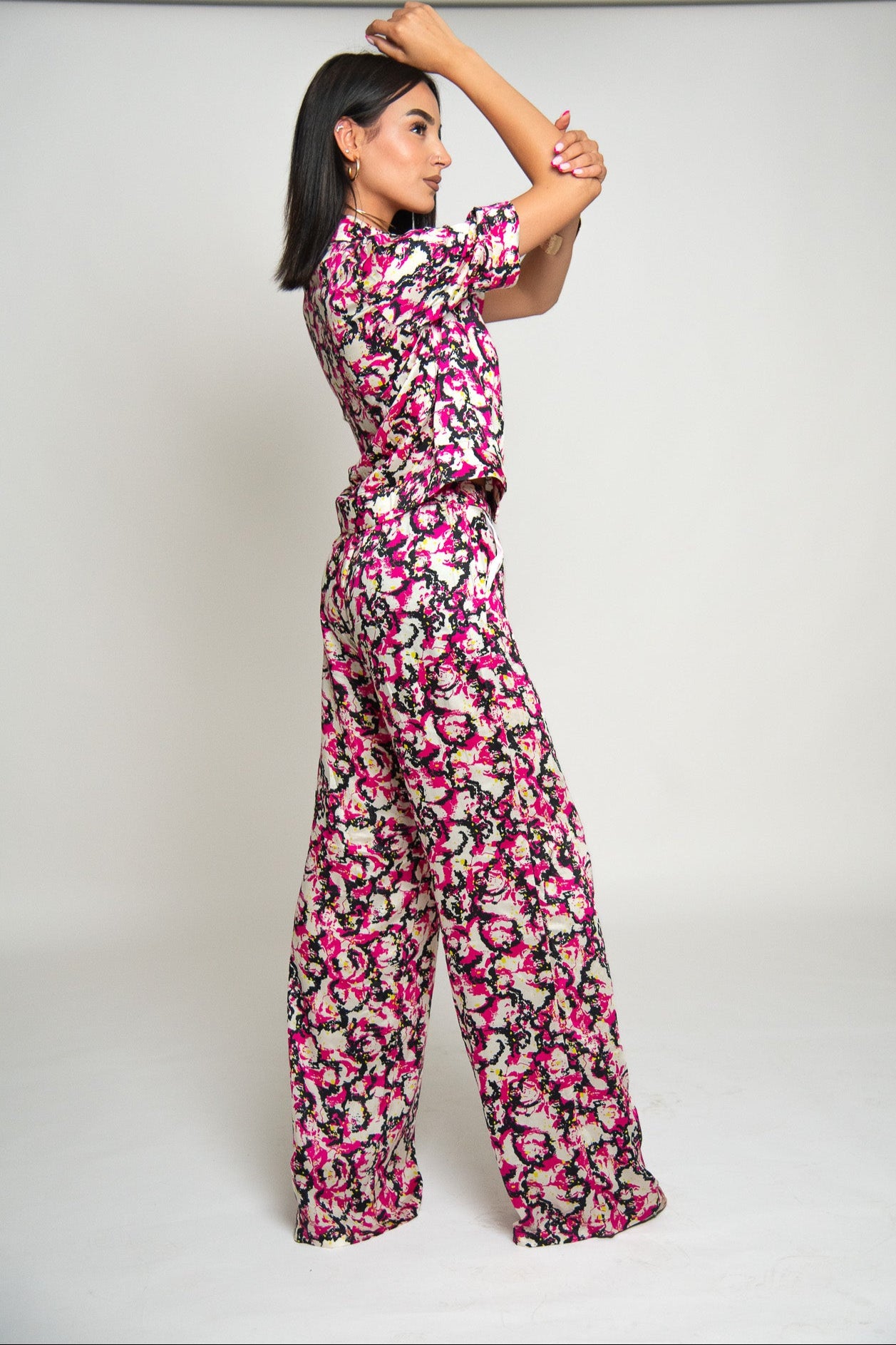PANTALON LARGE IMPRIMÉ