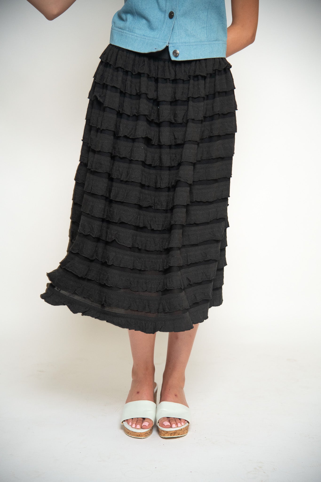 JUPE FROUFROU NOIRE