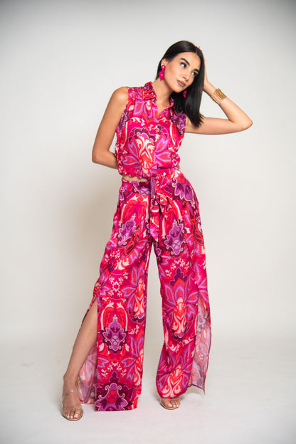 CHEMISE SANS MANCHES IMPRIMÉE