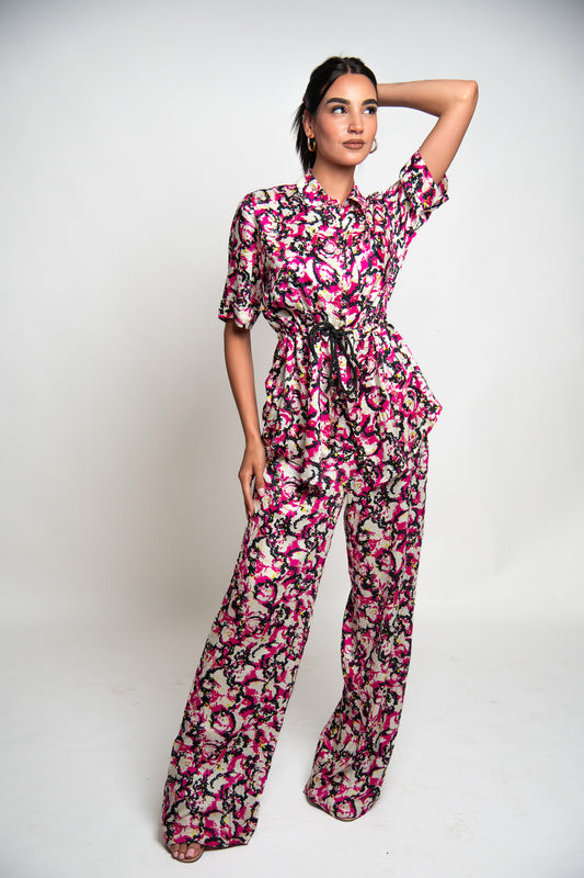 CHEMISE LONGUE IMPRIMÉE